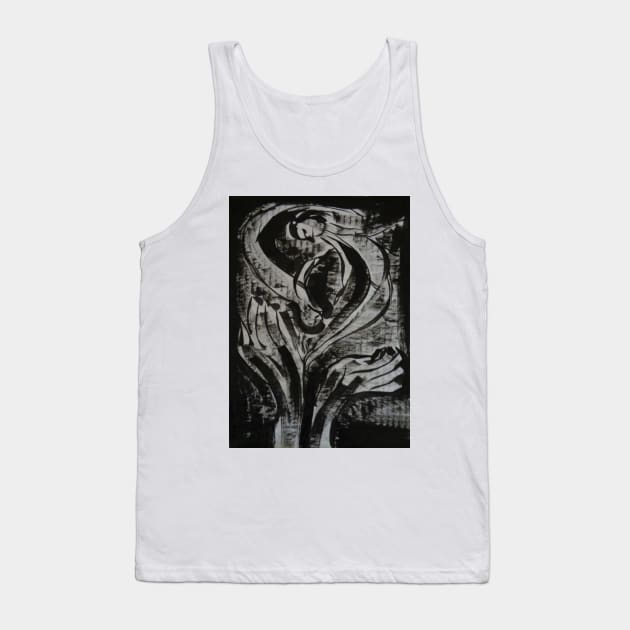 Ink Sketch - In the Hands Tank Top by IgorPozdnyakov